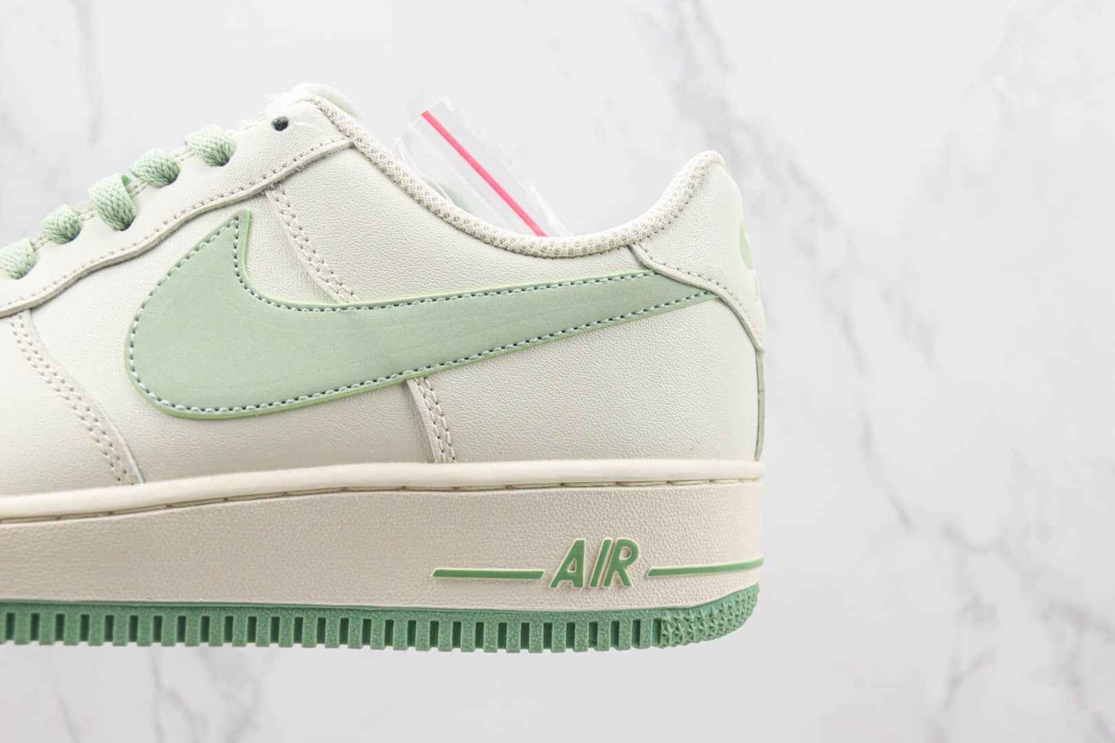 耐克Nike Air Force 1 Low纯原版本空军一号低帮米白绿色板鞋 莆田天花板AF1系列 货号:SP0758-029
