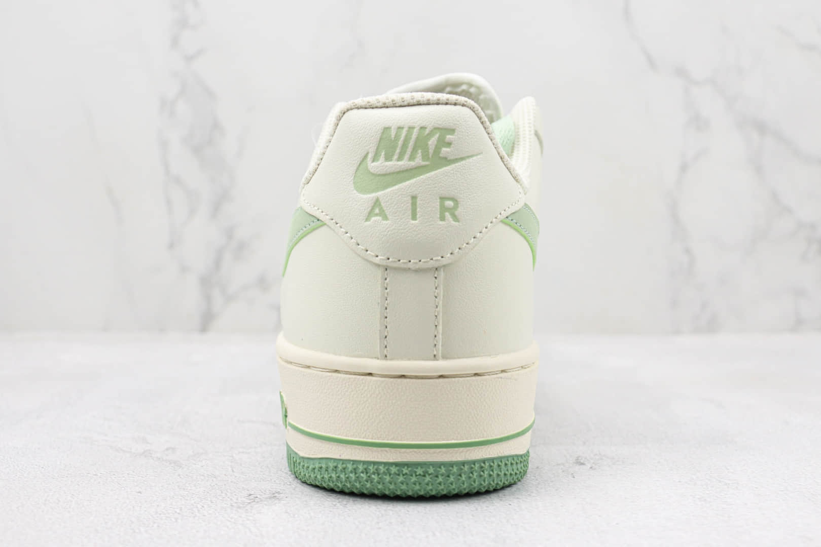 耐克Nike Air Force 1 Low纯原版本空军一号低帮米白绿色板鞋 莆田天花板AF1系列 货号:SP0758-029