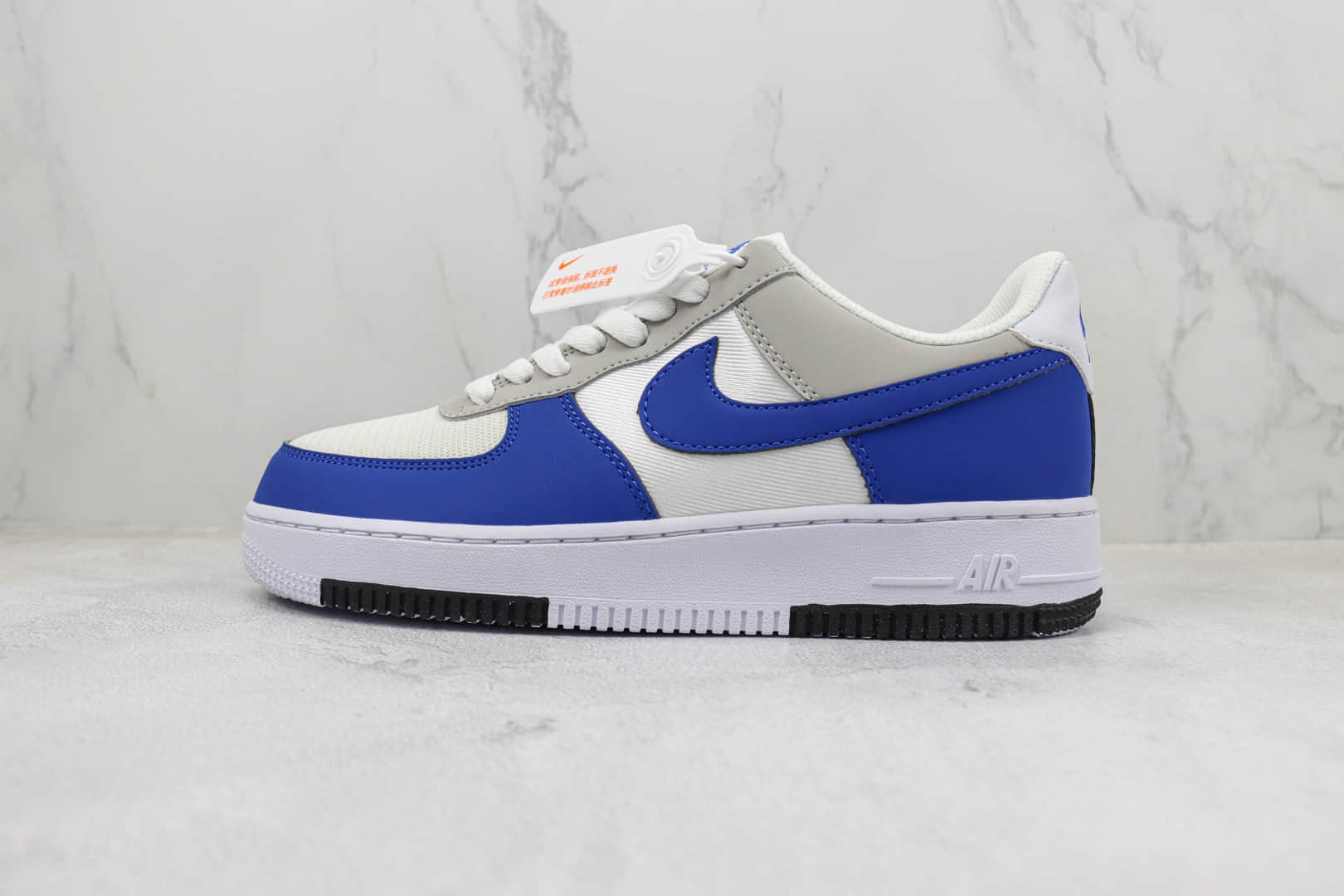 耐克Nike Air Force 1 Low “Timeless”纯原版本低帮空军一号白灰蓝拼接板鞋 莆田耐克货源 货号:FJ5471-121