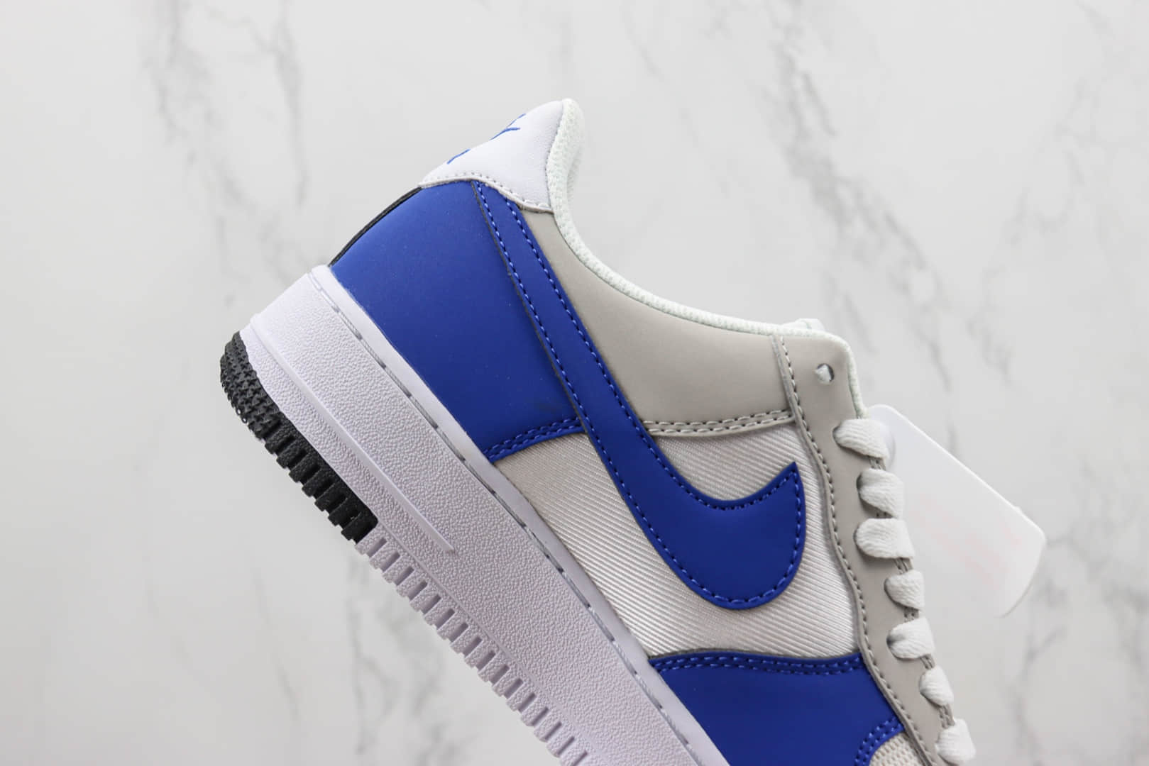 耐克Nike Air Force 1 Low “Timeless”纯原版本低帮空军一号白灰蓝拼接板鞋 莆田耐克货源 货号:FJ5471-121