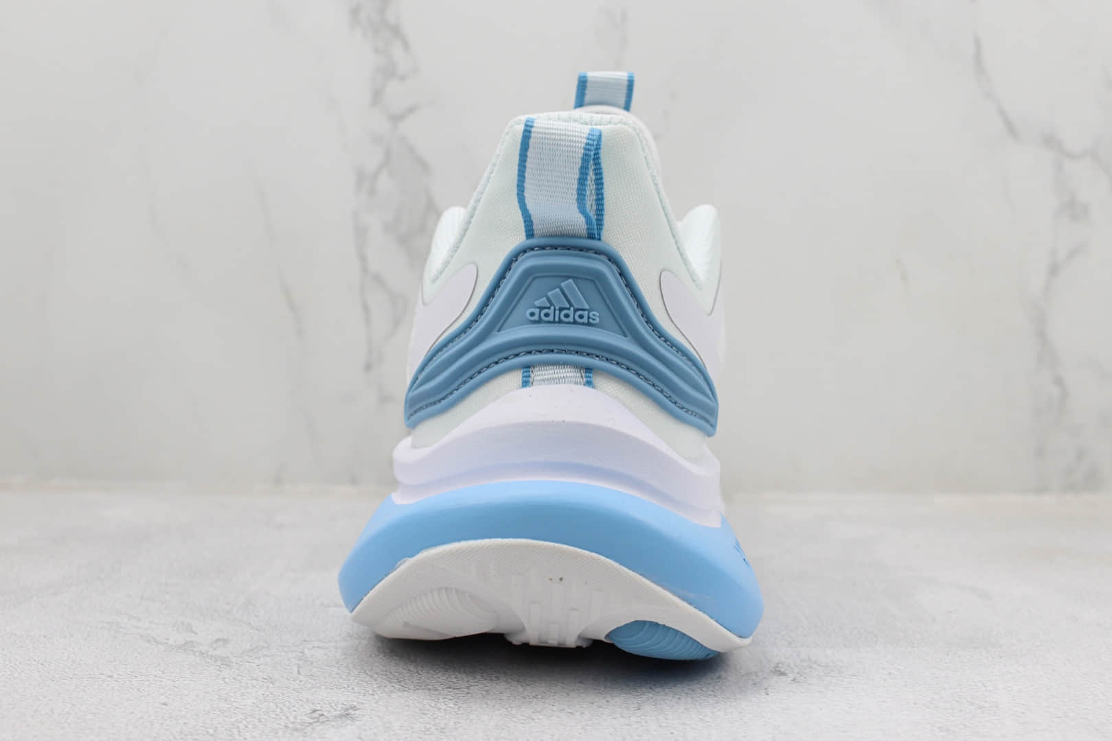 阿迪达斯adidas Alphabounce纯原版本阿尔法白蓝小椰子减震跑鞋 莆田复刻阿迪达斯 货号:HP6152