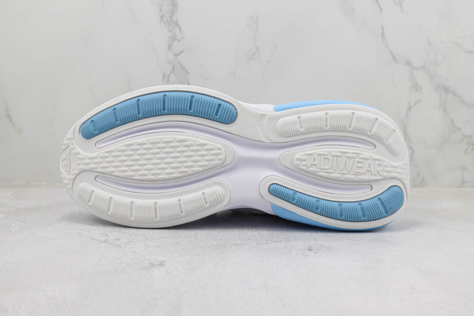 阿迪达斯adidas Alphabounce纯原版本阿尔法白蓝小椰子减震跑鞋 莆田复刻阿迪达斯 货号:HP6152