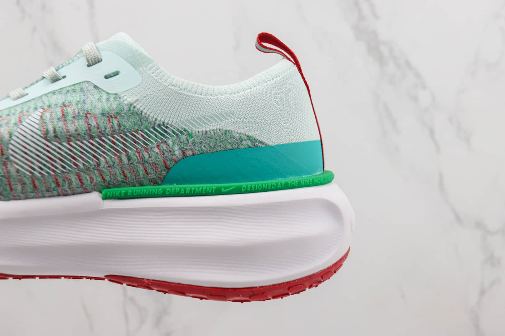 耐克Nike Zoom X Invincible Run Fk 3纯原版本针织绿红马拉松跑鞋 莆田复刻耐克 货号:DR2660-203