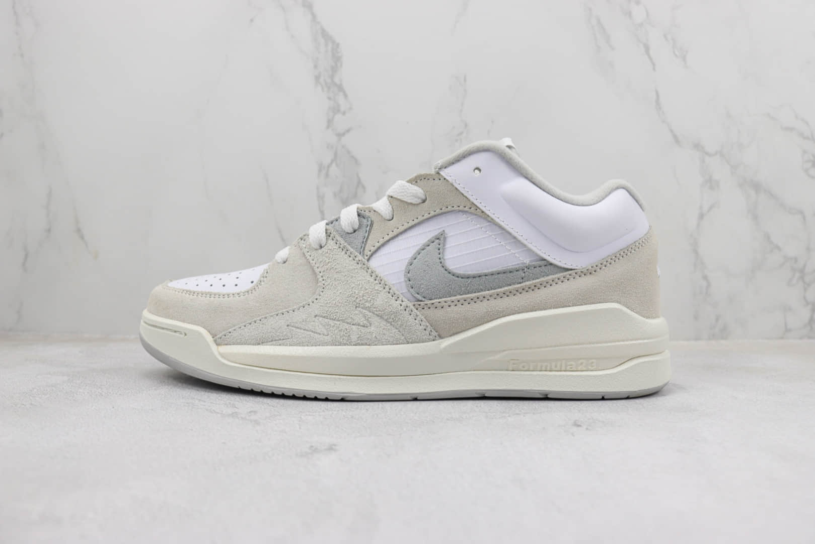 耐克Jordan Stadium 90纯原版本乔丹90周年白灰色复古篮球鞋 莆田耐克工厂 货号:DX4397-100