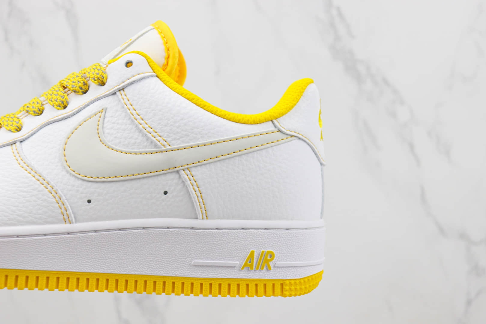 耐克Nike Air Force 1 '07 Low纯原版本低帮空军一号白黄缝线板鞋 莆田天花板AF1系列 货号:MM3603-026