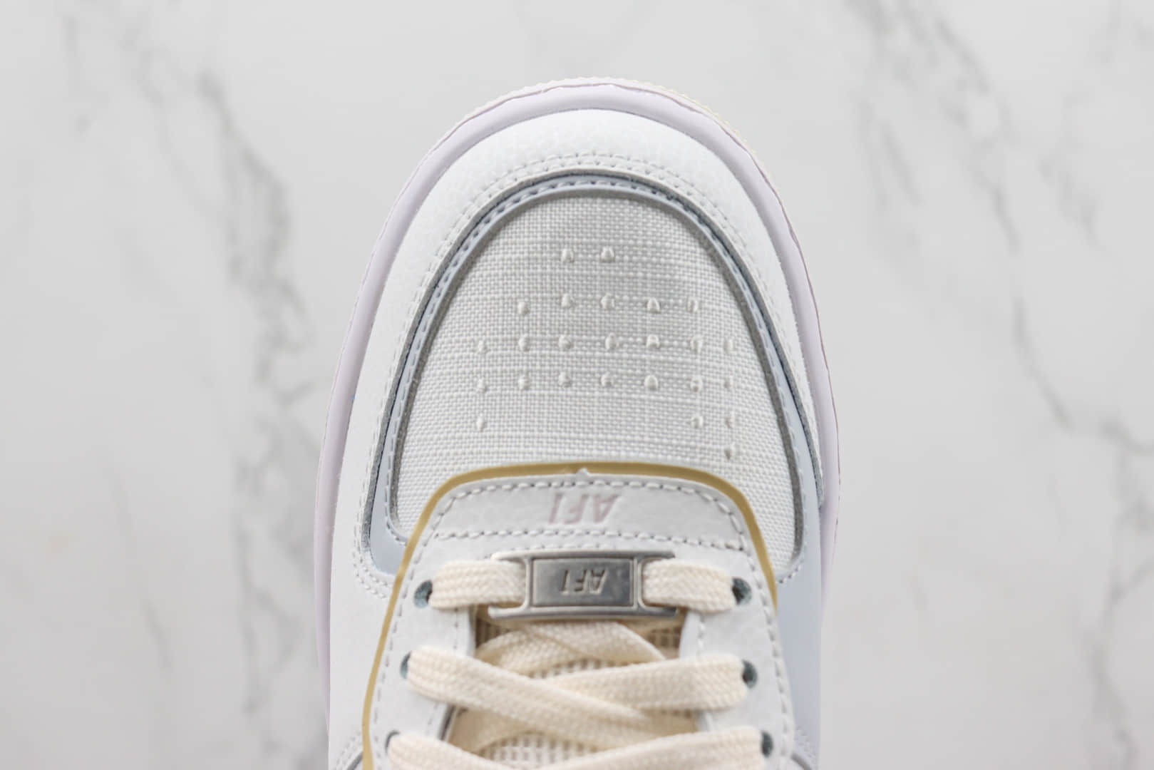 耐克Nike Air Force 1 Shadow纯原版本空军一号马卡龙解构板鞋 莆田复刻耐克 货号:DV7449-100