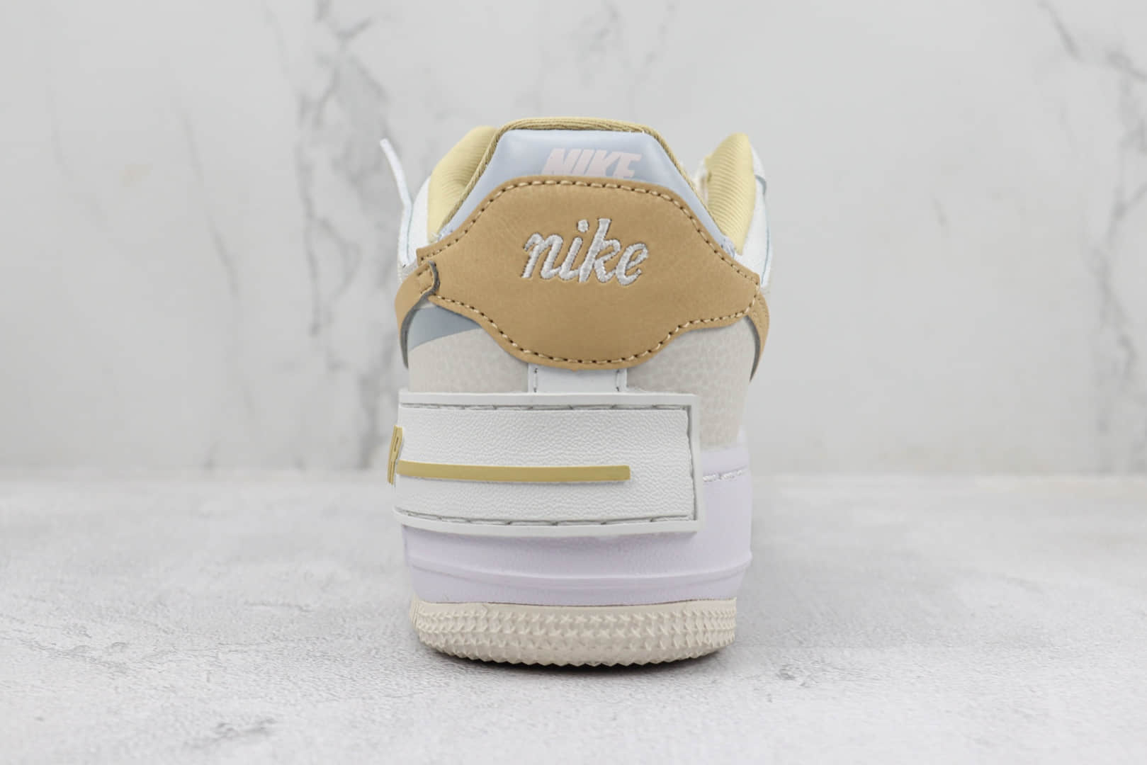 耐克Nike Air Force 1 Shadow纯原版本空军一号马卡龙解构板鞋 莆田复刻耐克 货号:DV7449-100