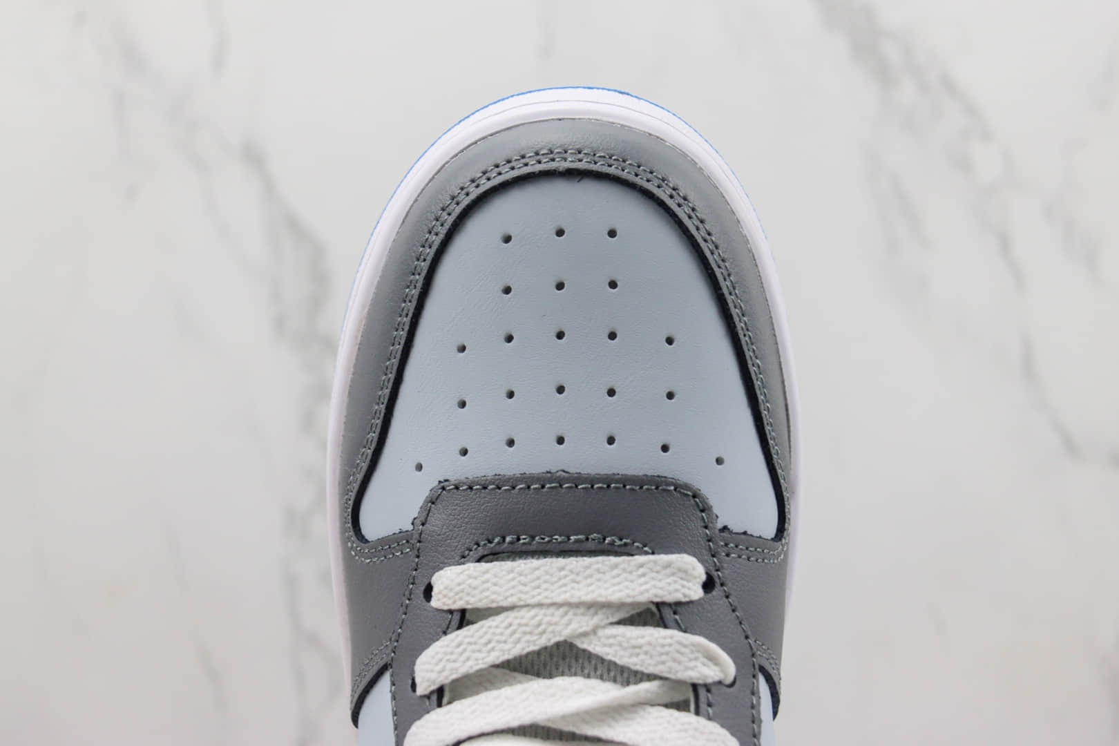 耐克Nike Court Borough Low 2纯原版本灰蓝色板鞋 莆田耐克工厂 货号:BQ5448-019