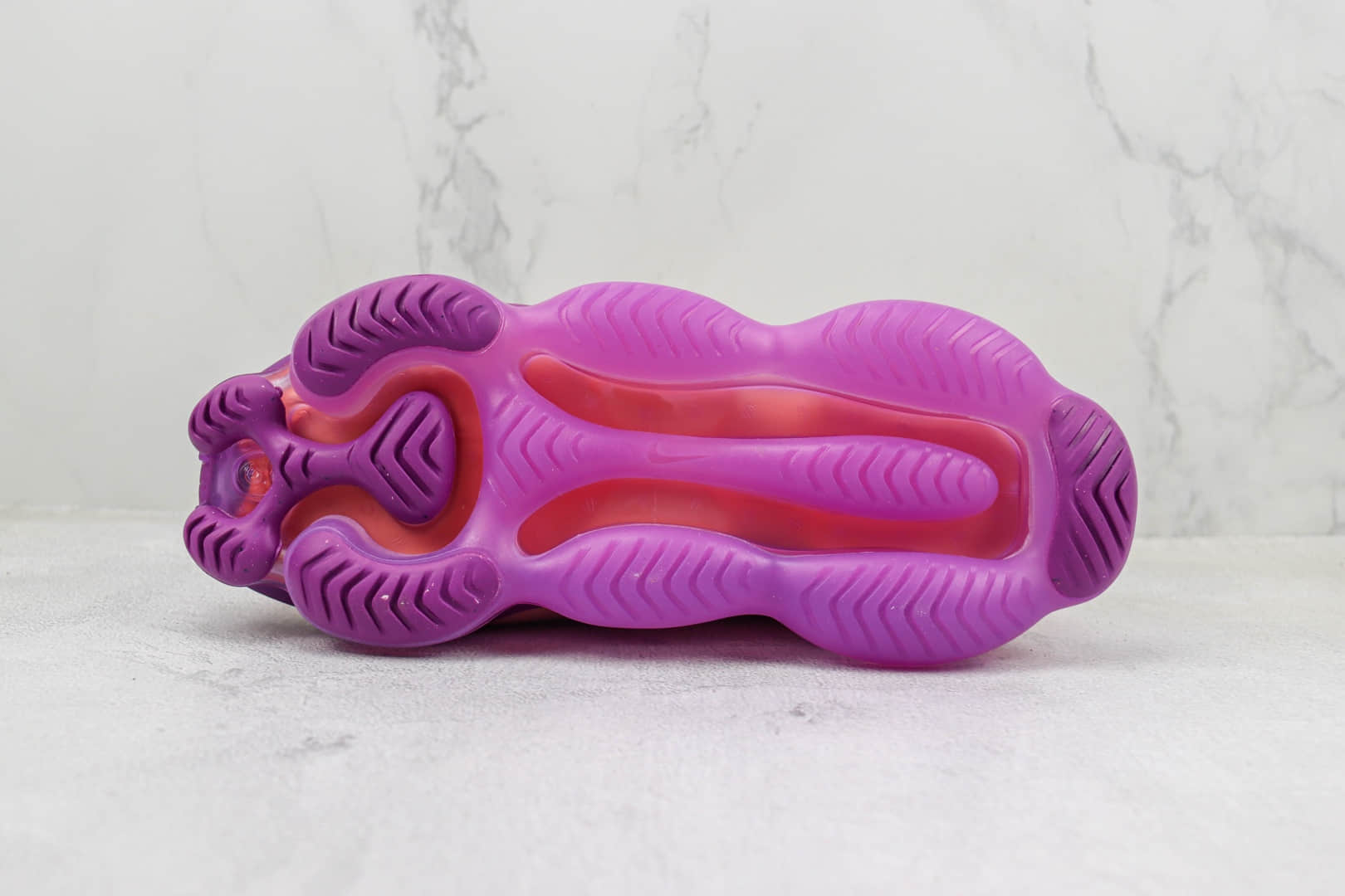 耐克Nike Air Max Scorpion FK纯原版本粉橘紫针织大气垫跑鞋 莆田复刻耐克 货号：DJ4702-601