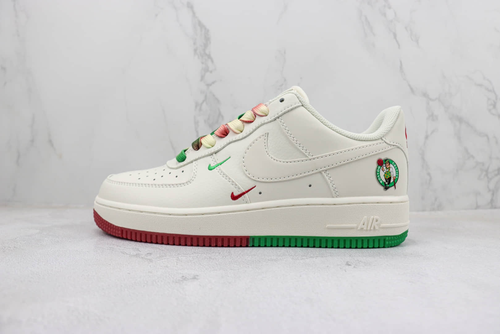 耐克Nike Air Force 1 '07 Low纯原版本低帮空军一号波士顿凯尔特人板鞋 莆田天花板AF1系列 货号:BO8569-034