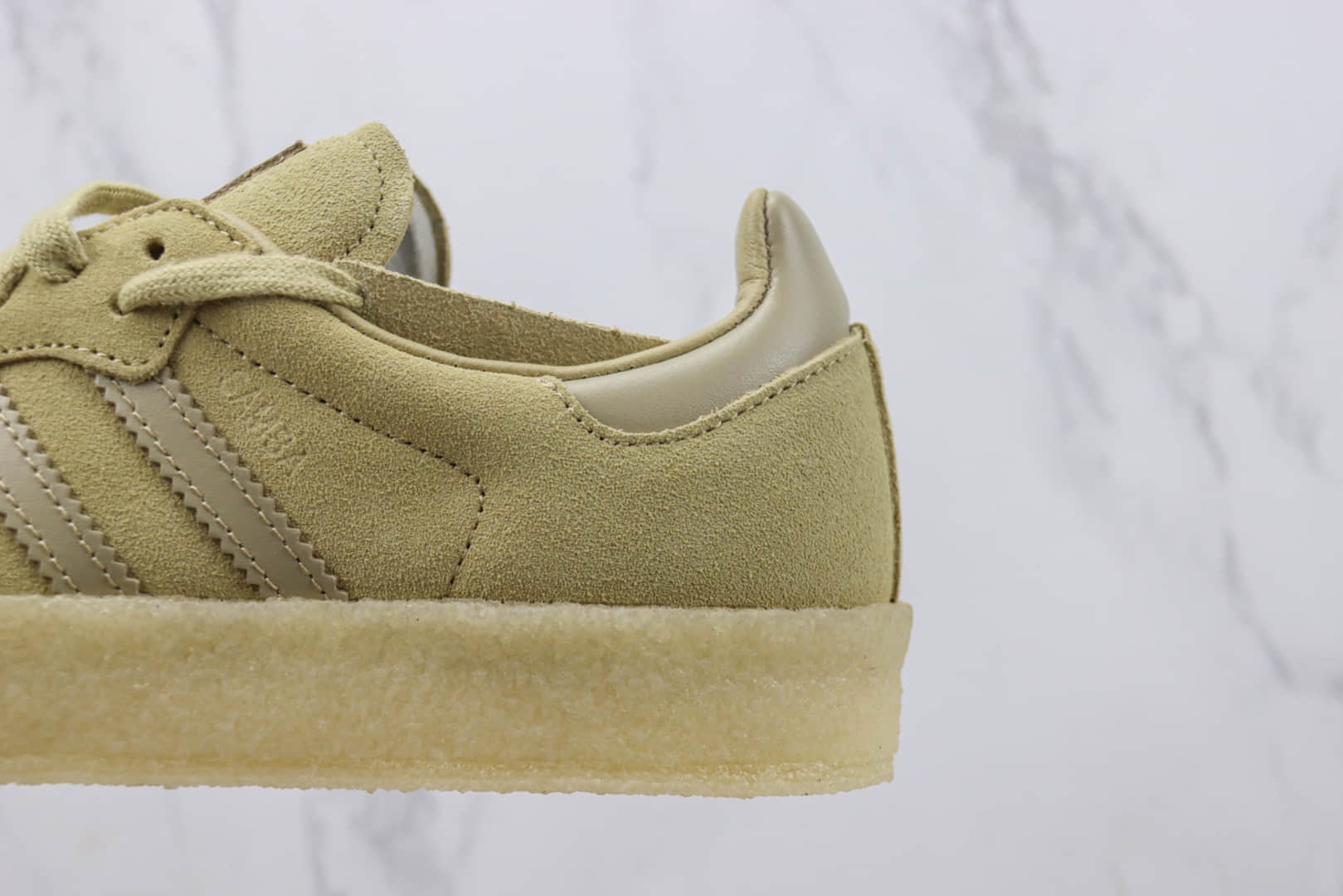 阿迪达斯KITH x Clarks x adidas Originals 8th Street Samba纯原版本三方联名三叶草桑巴沙漠黄板鞋 莆田复刻阿迪达斯 货号:ID7298