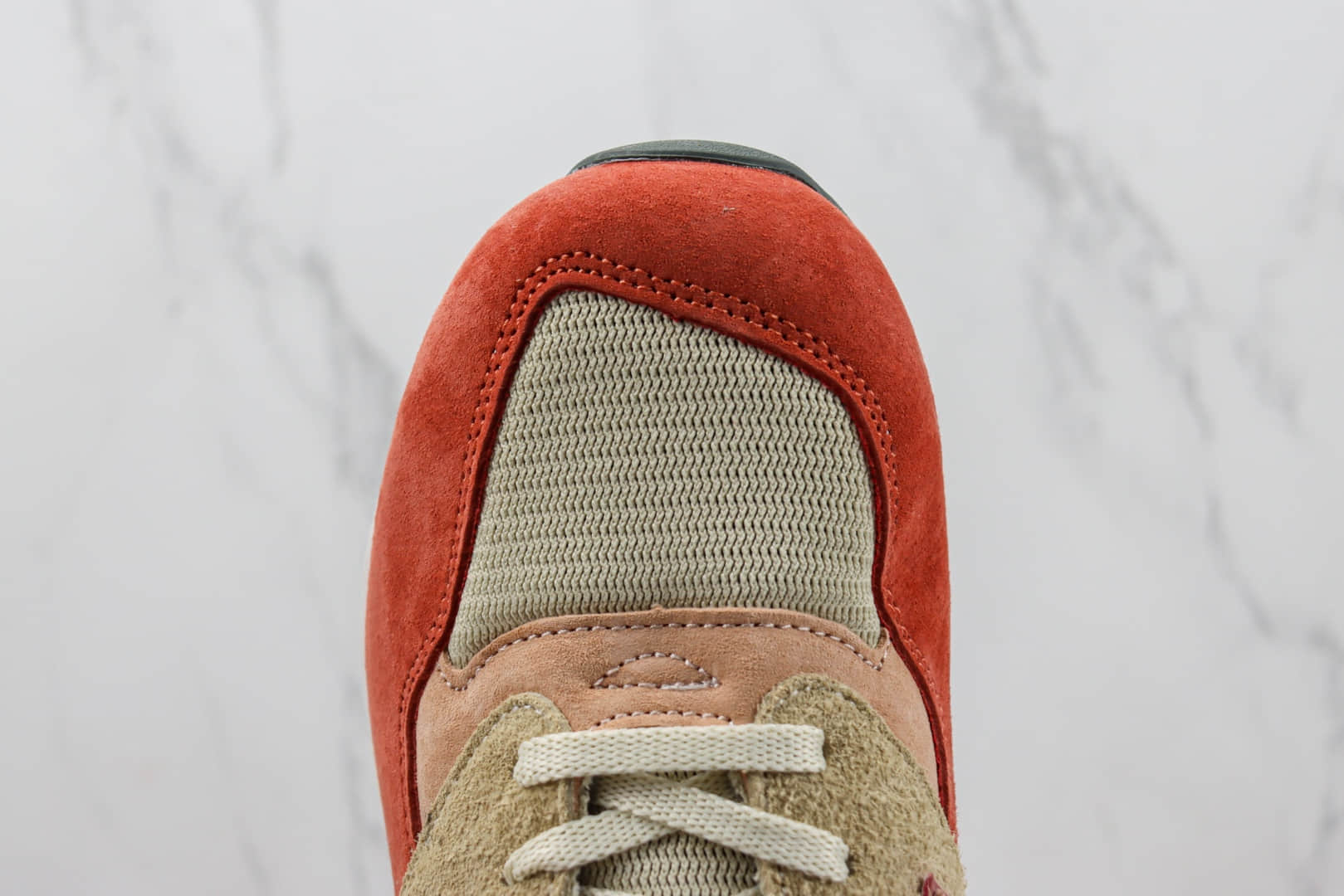 新百伦KITH x New Balance 998纯原版本NB998白红绿复古跑鞋 莆田新百伦代理 货号：U998KH1