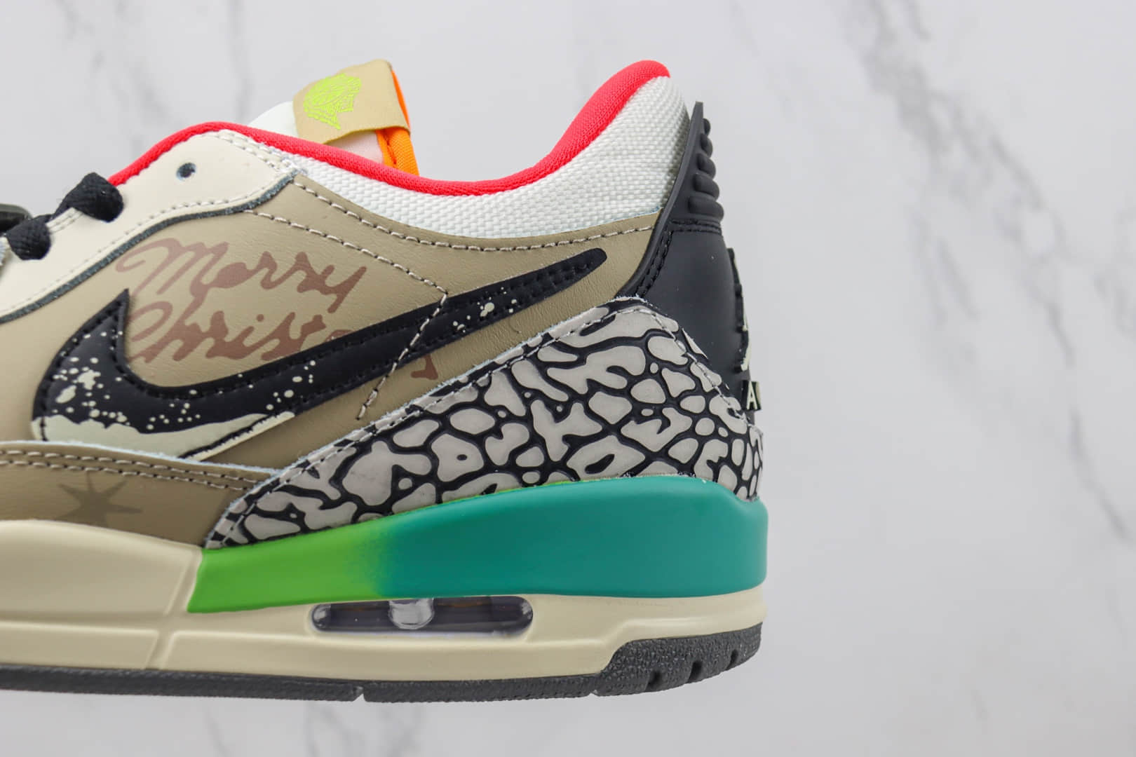 乔丹Air Jordan Legacy 312纯原版本AJ312摩卡圣诞三合一篮球鞋 莆田AJ货源 货号:DZ2762-101