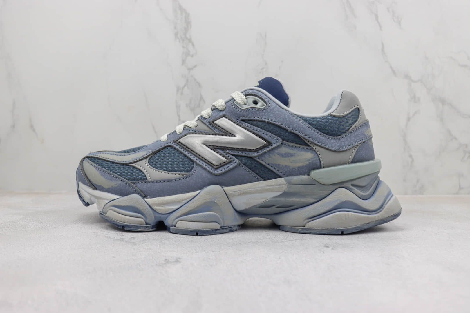 新百伦New Balance 9060纯原版本NB9060蓝灰复古老爹鞋 莆田复刻新百伦 货号:U9060MD1