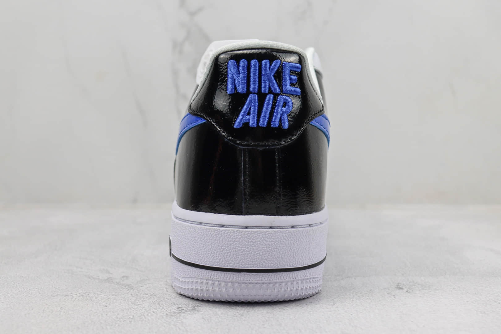 耐克Nike Air Force 1 '07 Low纯原版本空军一号低帮AF1白黑蓝板鞋 莆田耐克代工 货号:DQ7570-400