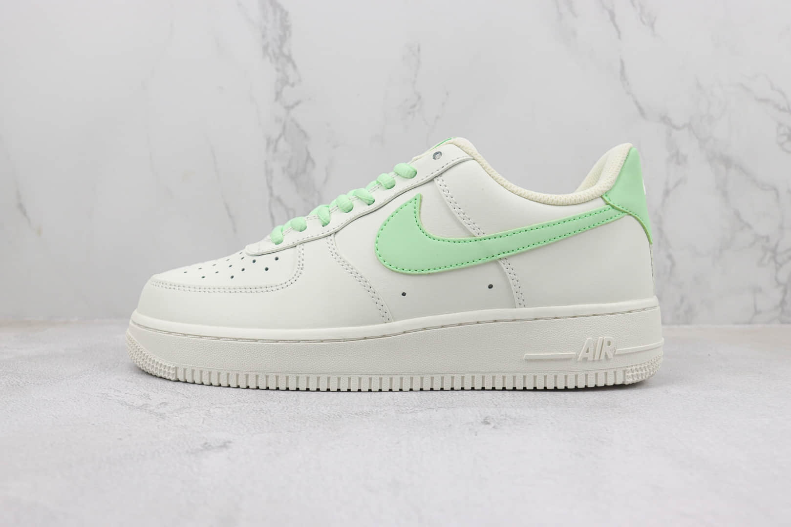 耐克Nike Air Force 1 Low纯原版本空军一号低帮AF1白绿色 莆田天花板AF1系列 货号:CQ5059-223