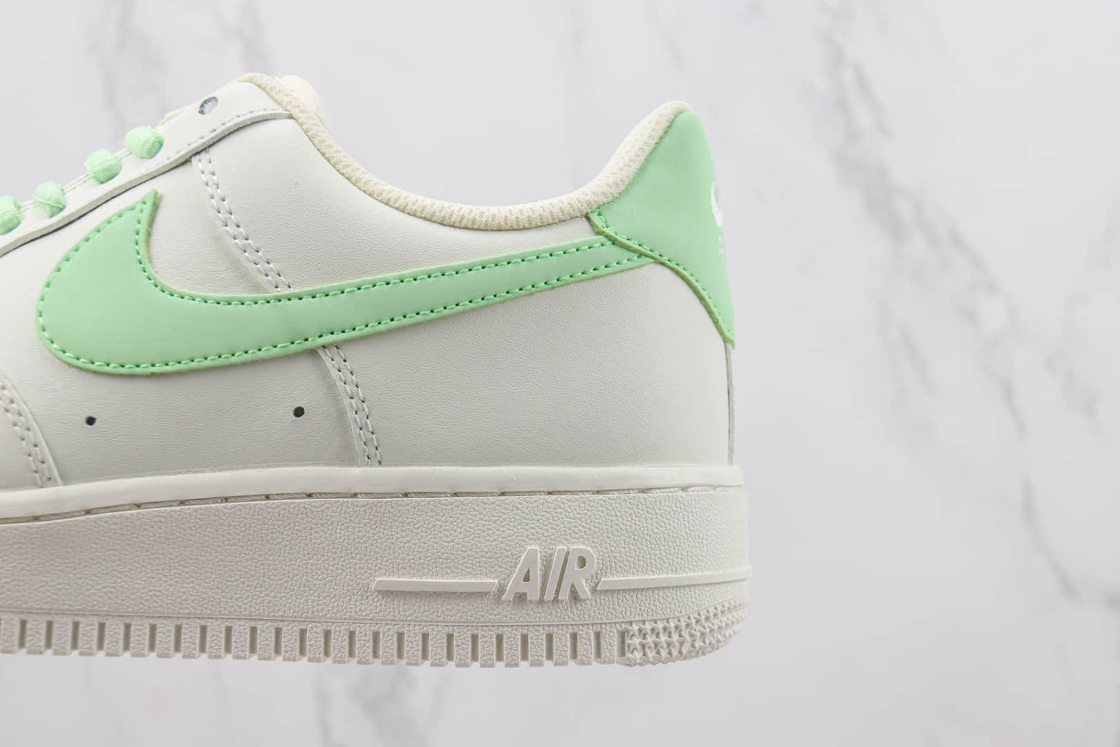 耐克Nike Air Force 1 Low纯原版本空军一号低帮AF1白绿色 莆田天花板AF1系列 货号:CQ5059-223