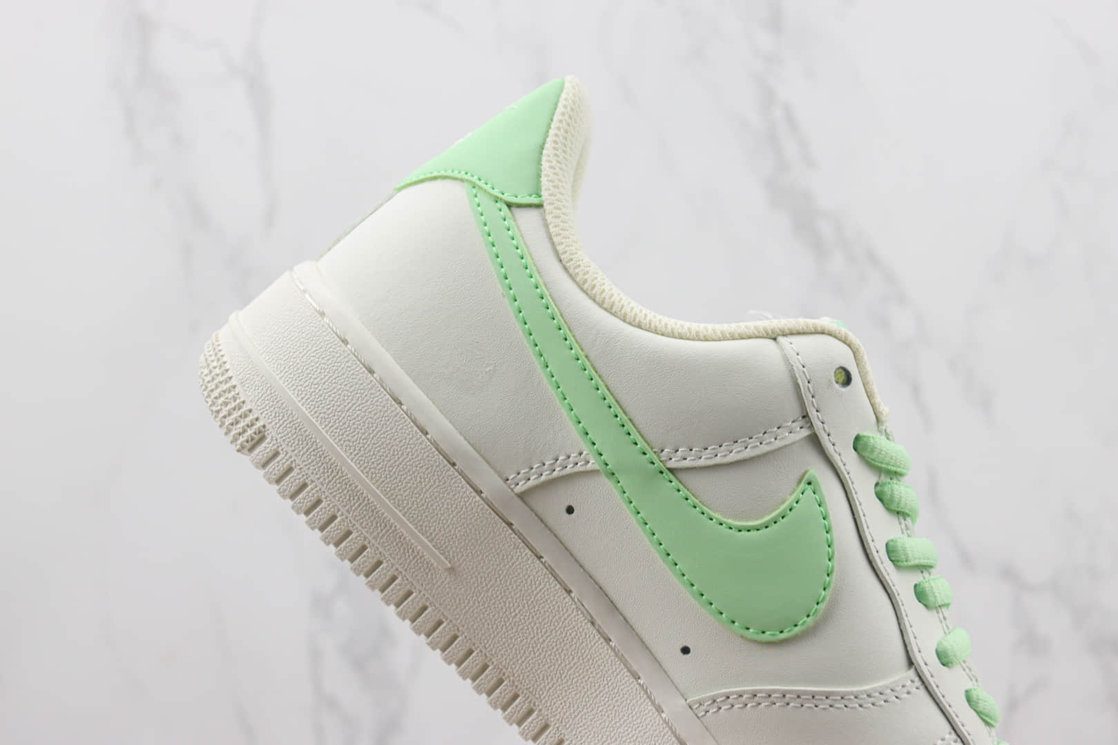 耐克Nike Air Force 1 Low纯原版本空军一号低帮AF1白绿色 莆田天花板AF1系列 货号:CQ5059-223