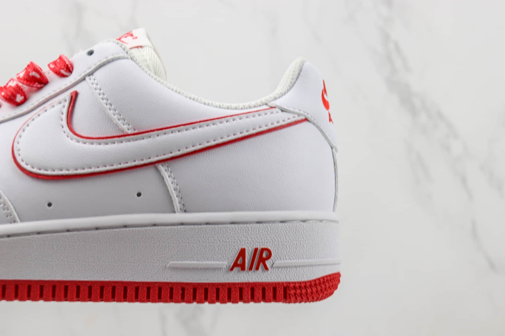 耐克Nike Air Force 1 Low纯原版本空军一号低帮AF1白红色板鞋 莆田天花板AF1系列 货号:DV0788-102