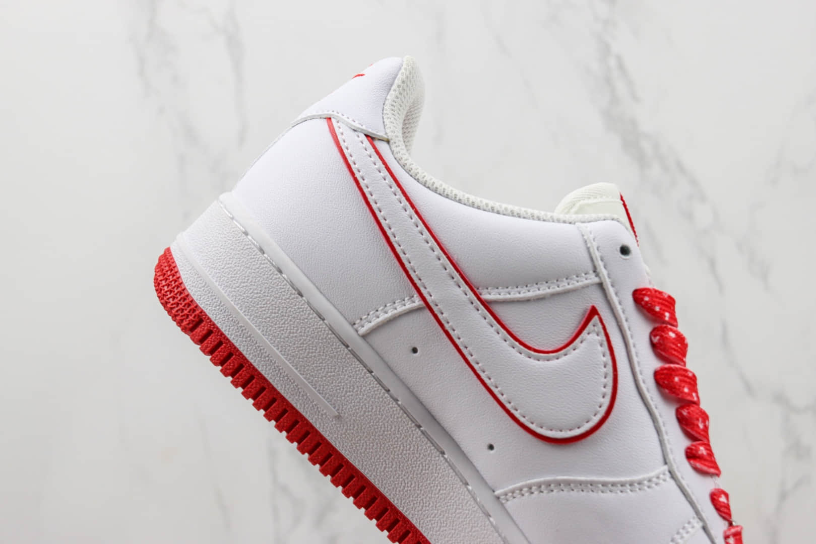 耐克Nike Air Force 1 Low纯原版本空军一号低帮AF1白红色板鞋 莆田天花板AF1系列 货号:DV0788-102