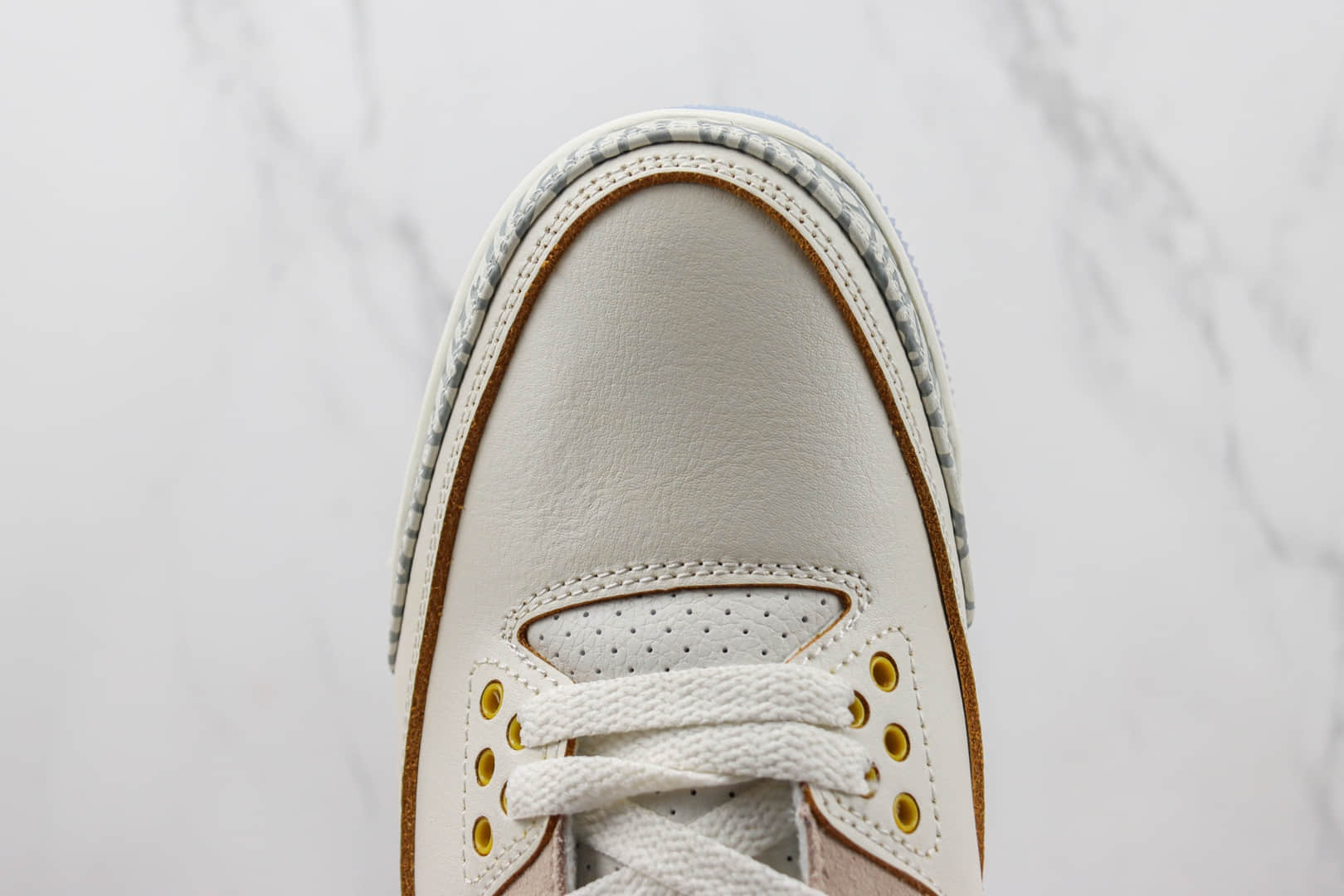 乔丹J Balvin x Air Jorden 3纯原版本AJ3彩虹渐变爆裂纹篮球鞋 莆田复刻鞋货源 货号:FN0344-901