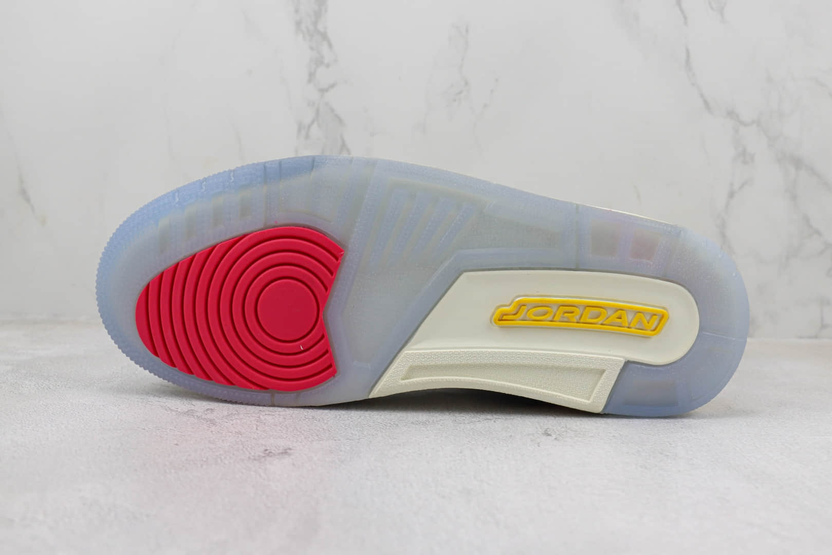 乔丹J Balvin x Air Jorden 3纯原版本AJ3彩虹渐变爆裂纹篮球鞋 莆田复刻鞋货源 货号:FN0344-901