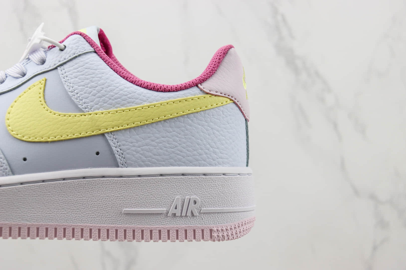 耐克Nike Air Force 1 Low纯原版本空军一号低帮AF1灰蓝黄粉色运动休闲板鞋 莆田天花板AF1 货号:DV7762-001