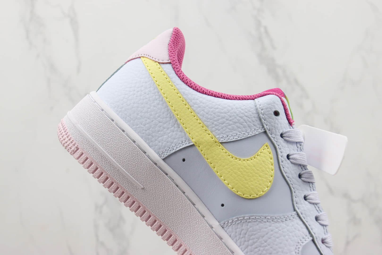 耐克Nike Air Force 1 Low纯原版本空军一号低帮AF1灰蓝黄粉色运动休闲板鞋 莆田天花板AF1 货号:DV7762-001