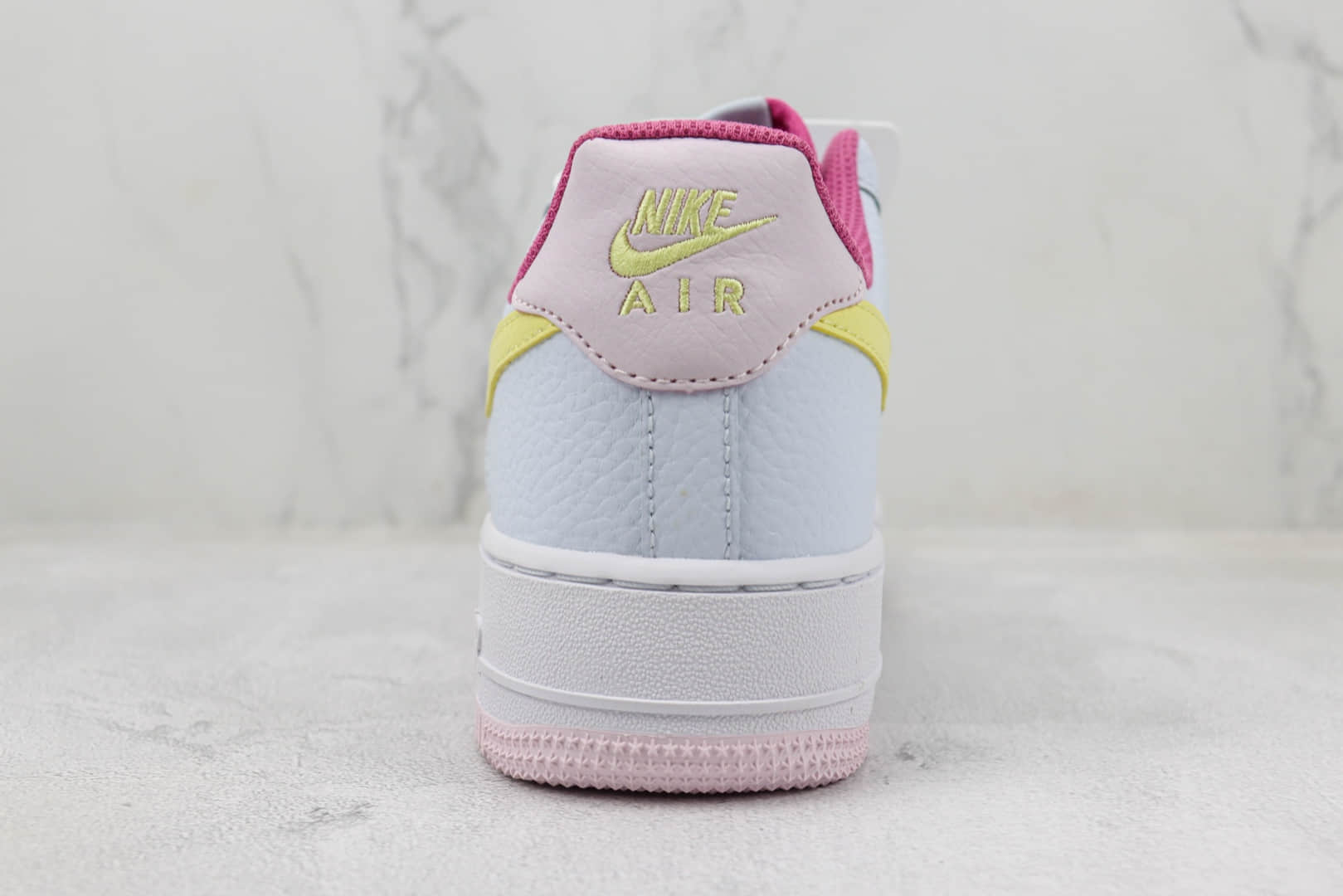 耐克Nike Air Force 1 Low纯原版本空军一号低帮AF1灰蓝黄粉色运动休闲板鞋 莆田天花板AF1 货号:DV7762-001