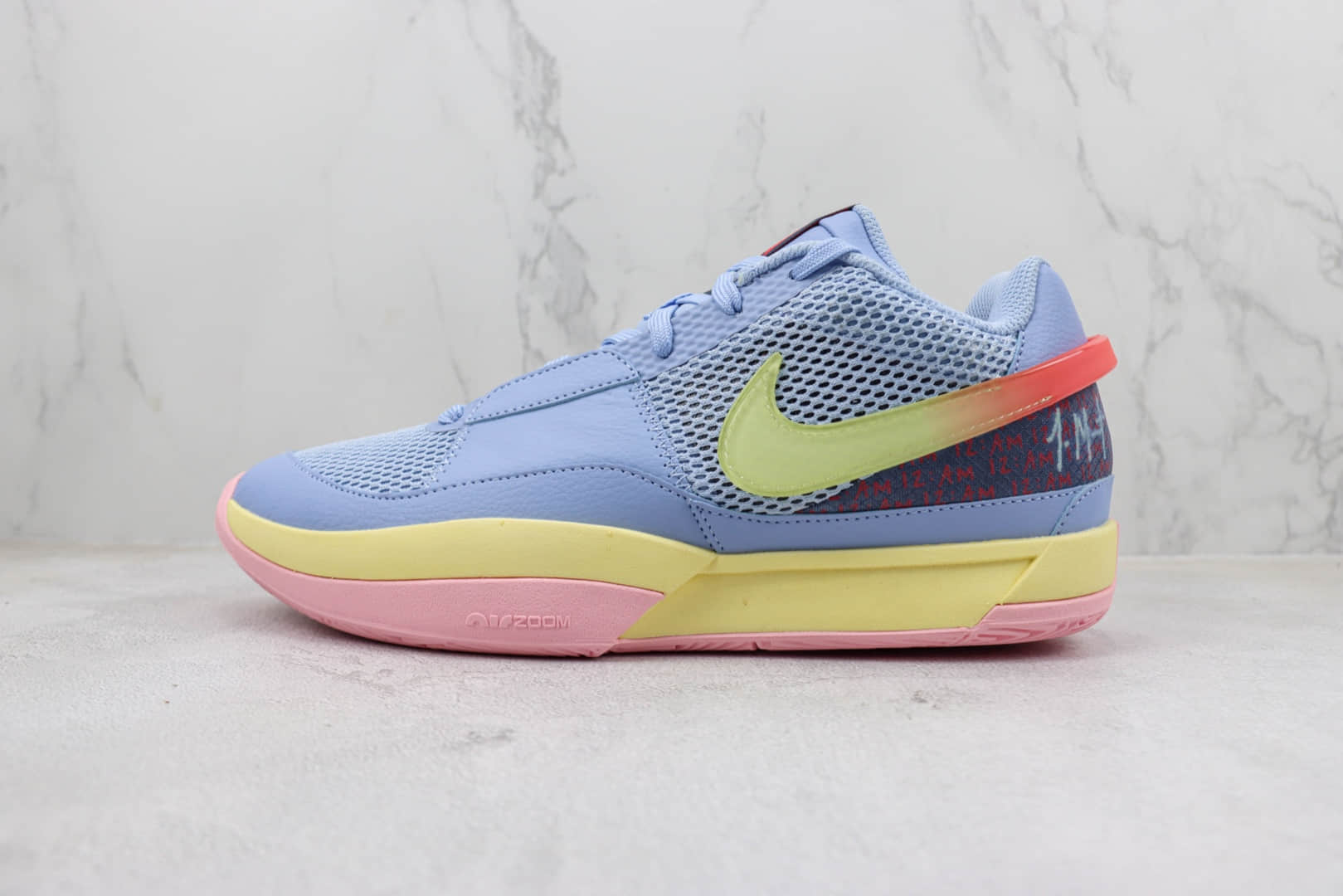 耐克Nike JA 1纯原版本莫兰特一代圣枪梦幻蓝实战篮球鞋 莆田耐克工厂 货号:DR8785-400
