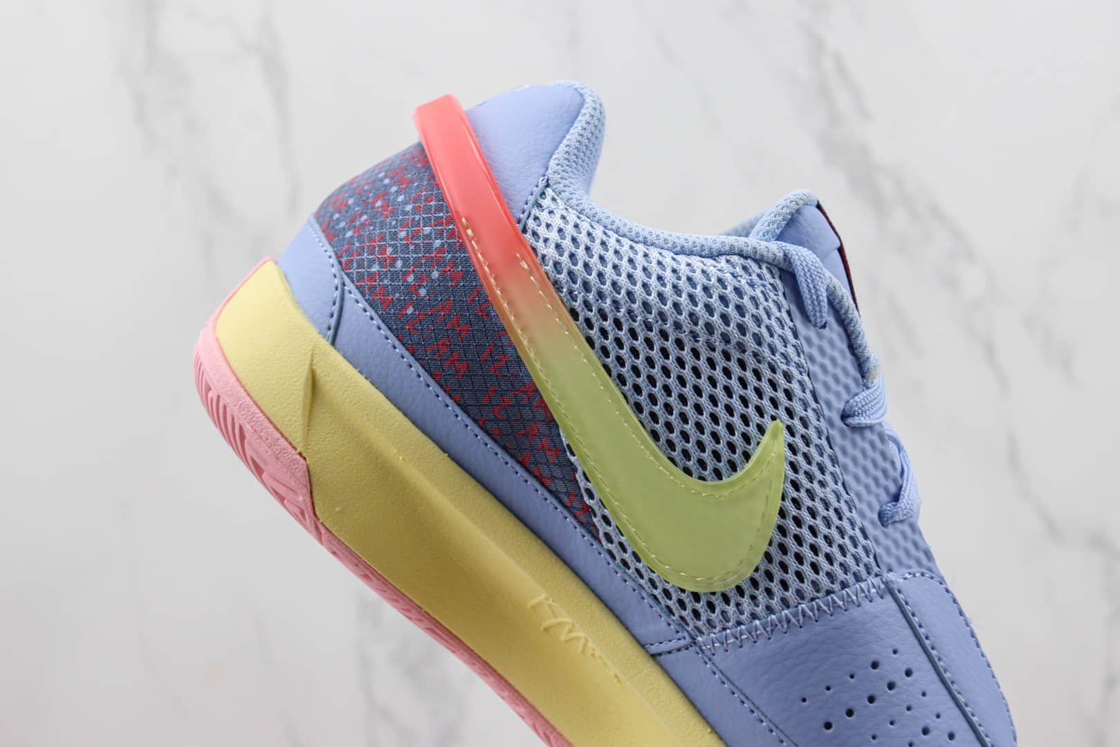 耐克Nike JA 1纯原版本莫兰特一代圣枪梦幻蓝实战篮球鞋 莆田耐克工厂 货号:DR8785-400