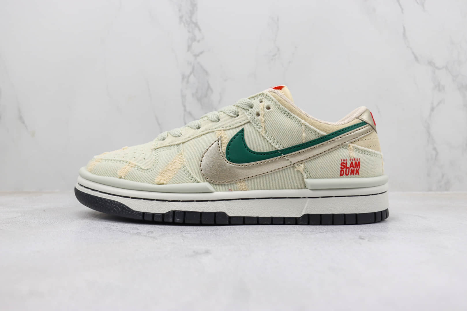 耐克Nike Dunk Low纯原版本低帮Dunk灌篮高手做旧滑板鞋 莆田天花板Dunk系列 货号:DZ2794-168