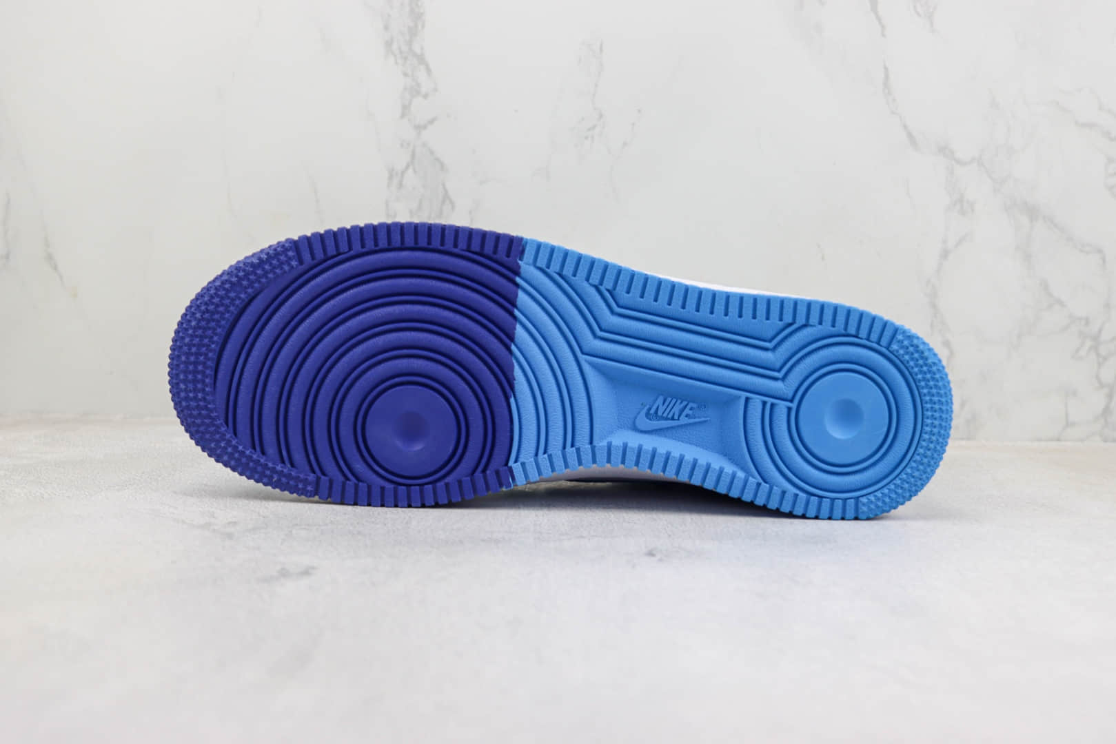 耐克Nike Air Force 1 Low纯原版本空军一号低帮AF1白蓝拼接板鞋 莆田天花板AF1 货号：DZ2522-100