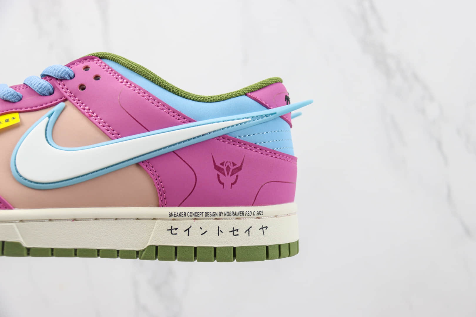 耐克Nike SB Dunk Low纯原版本圣斗士星矢瞬联名配色板鞋 莆田耐克工厂 货号:ZD2356-152