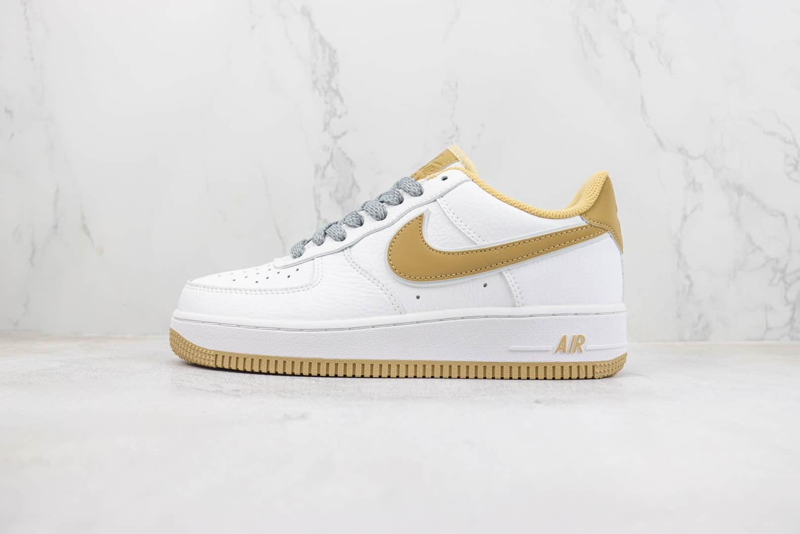 耐克Nike Air Force 1 Low纯原版本空军一号低帮AF1白土黄色板鞋 莆田天花板AF1系列 货号：LS0216-029