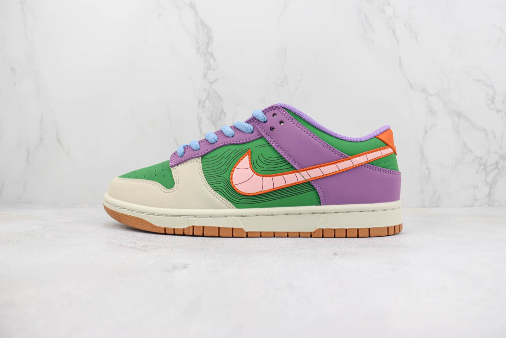 耐克Nike SB Dunk Low纯原版本低帮SB Dunk七龙珠联名贝吉塔板鞋 莆田耐克工厂 货号:GP1255-027