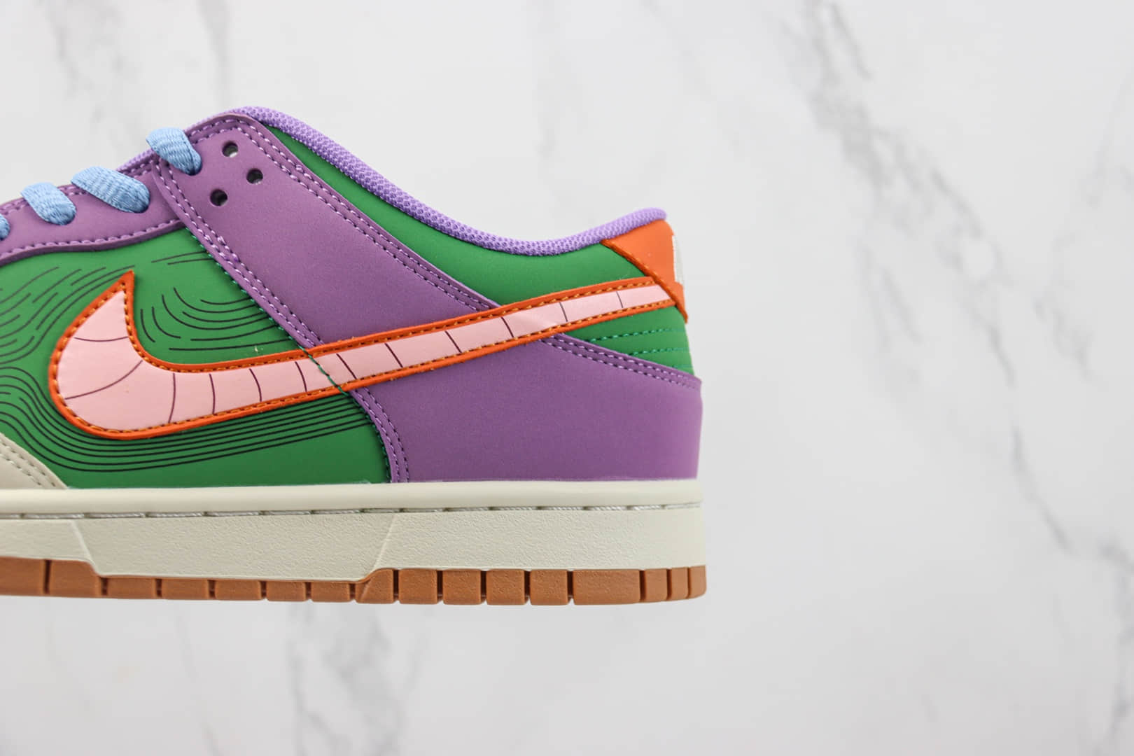 耐克Nike SB Dunk Low纯原版本低帮SB Dunk七龙珠联名贝吉塔板鞋 莆田耐克工厂 货号:GP1255-027