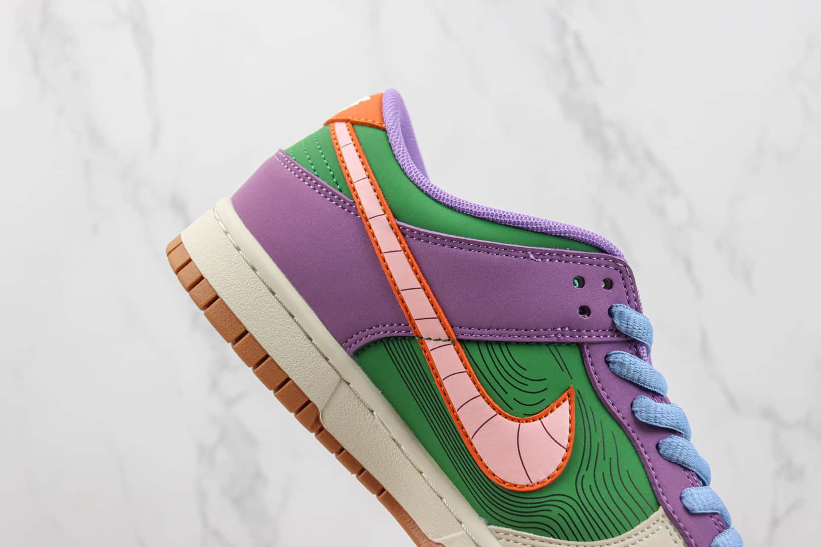 耐克Nike SB Dunk Low纯原版本低帮SB Dunk七龙珠联名贝吉塔板鞋 莆田耐克工厂 货号:GP1255-027