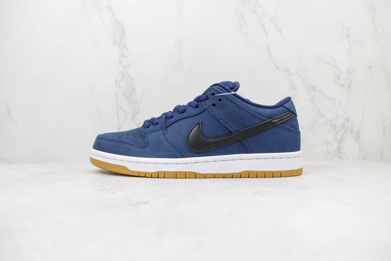 耐克Nike SB Dunk Low “Navy Gum”纯原版本低帮SB Dunk午夜海军蓝生胶板鞋 莆田耐克货源 货号:CW7463-401