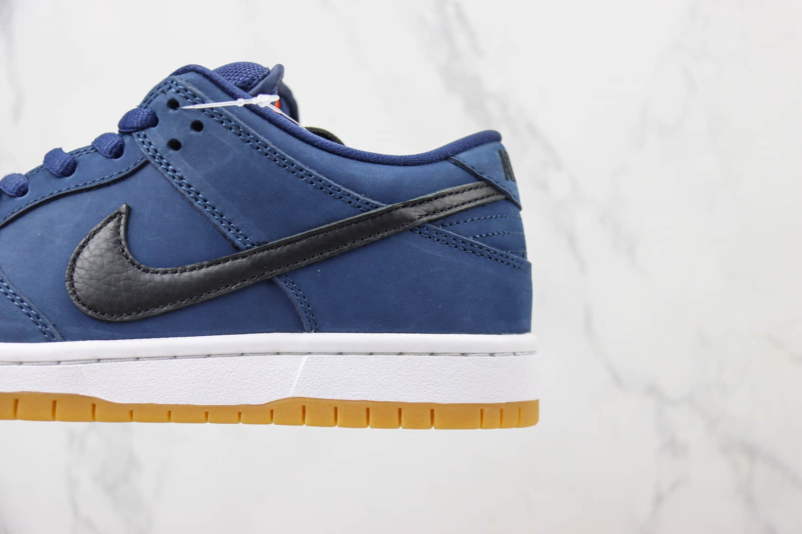 耐克Nike SB Dunk Low “Navy Gum”纯原版本低帮SB Dunk午夜海军蓝生胶板鞋 莆田耐克货源 货号:CW7463-401
