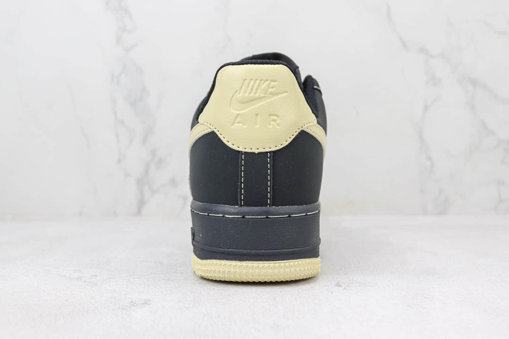 耐克Nike Air Force 1 Low纯原版本低帮空军一号AF1黑黄缝线板鞋 莆田耐克货源 货号:DH5696-227