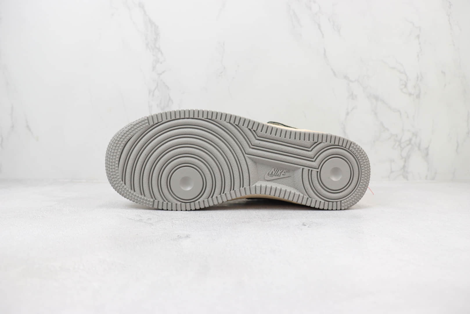 耐克Nike Air Force 1 Mid纯原版本中帮空军一号AF1浅棕星星缝线帆布板鞋 莆田耐克工厂 货号:DZ5367-219