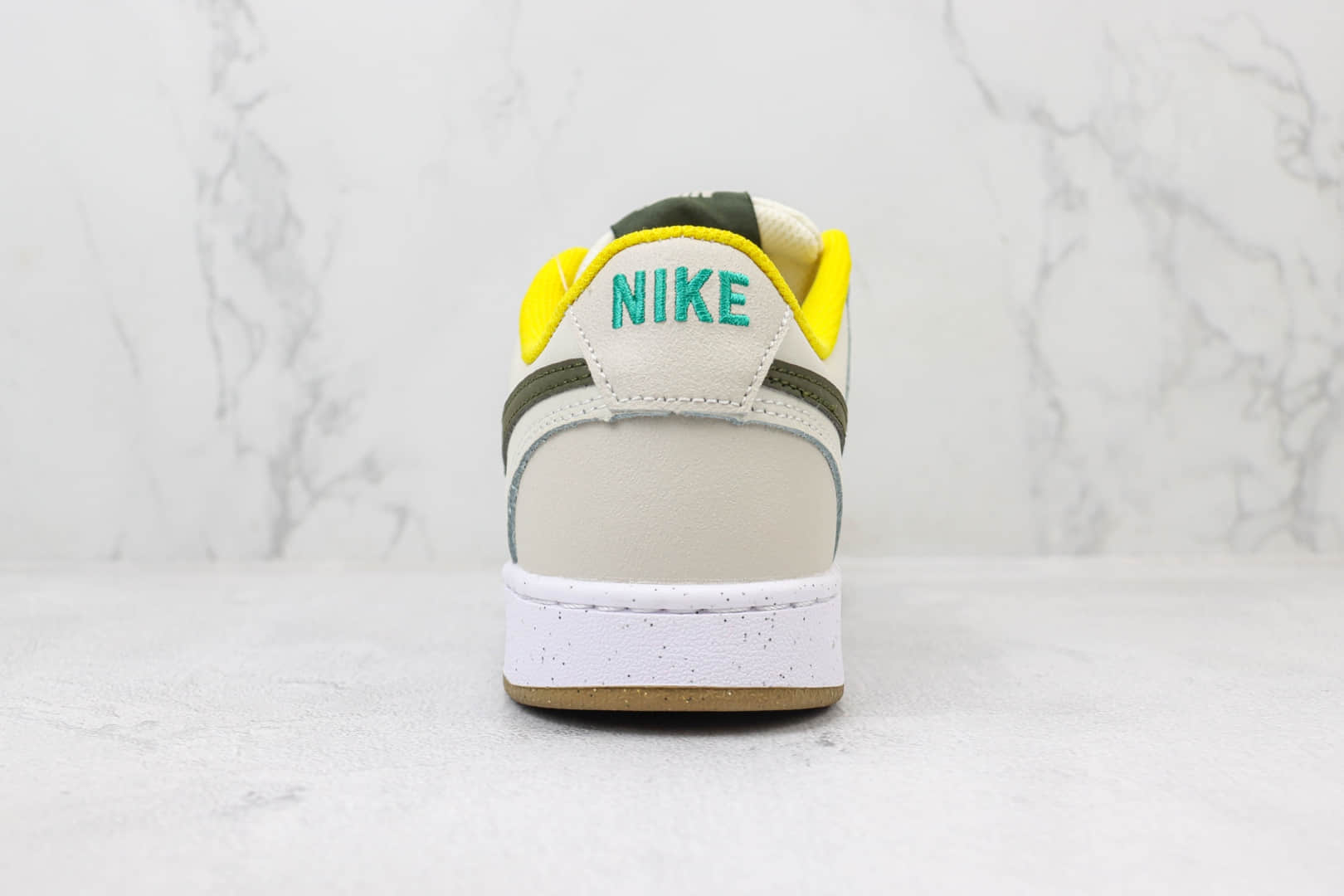 耐克Nike Court Vision Low纯原版本小空军米驼色板鞋 莆田复刻鞋货源 货号：FV3630-131