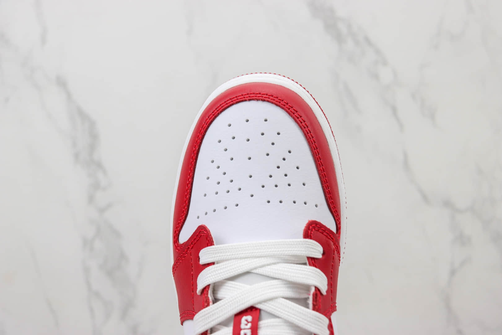 乔丹Air Jordan 1 Low “Gym Red”纯原版本低帮AJ1白红大学红板鞋 莆田AJ货源 货号:553560-611