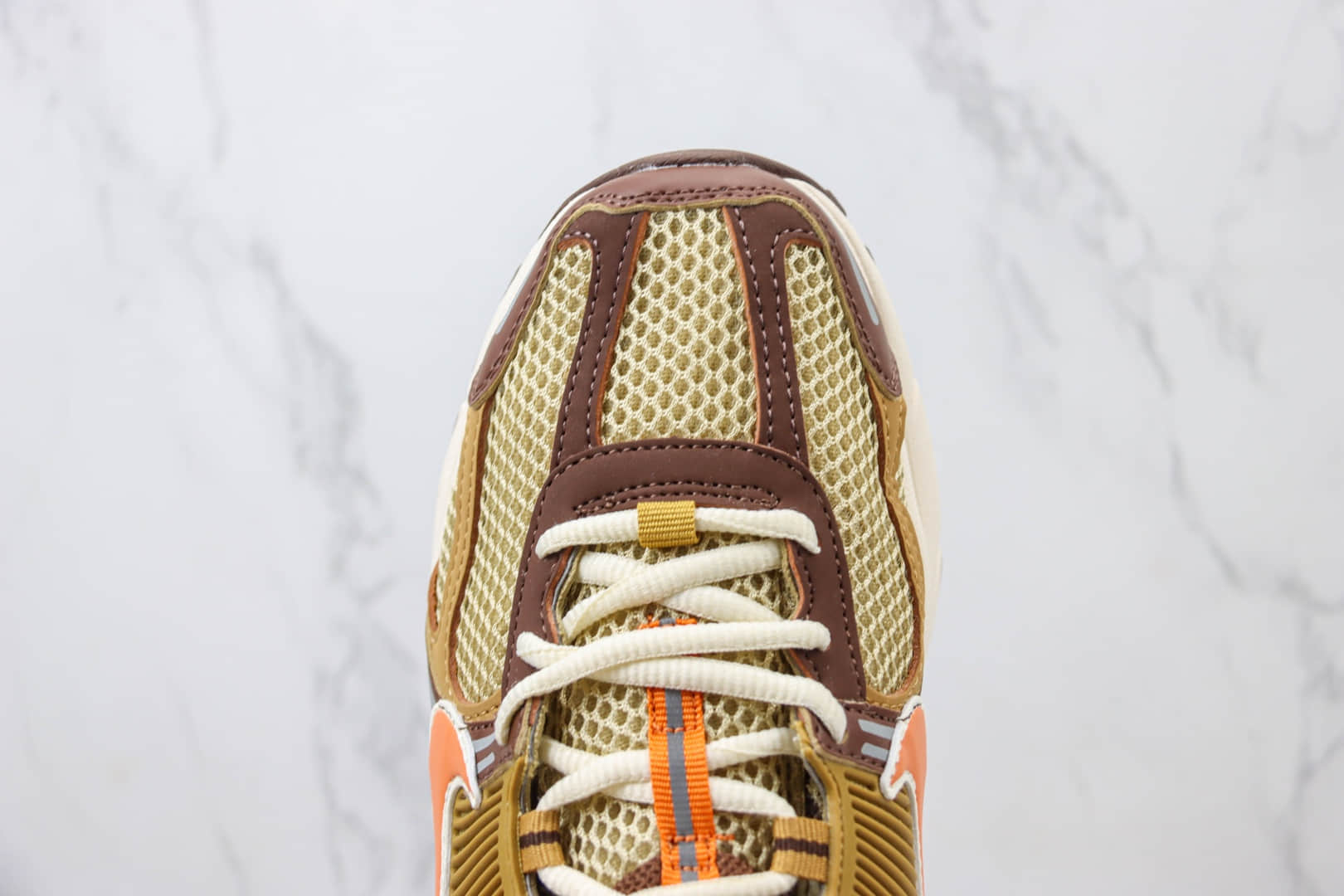 耐克Nike Zoom Vomero 5纯原版本佛莫罗5代棕黄色复古慢跑鞋 莆田耐克货源 货号:FB9149-700