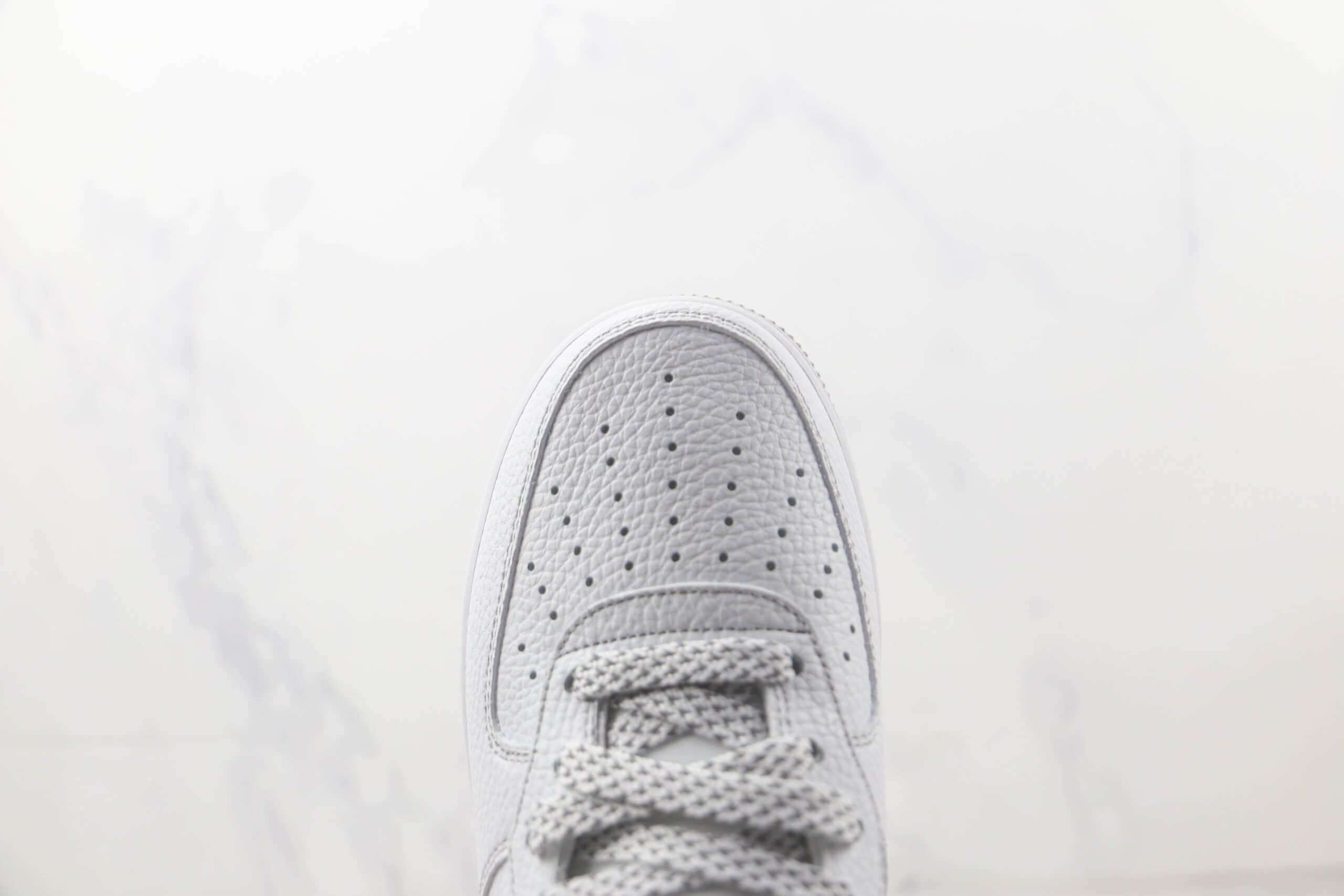 耐克Nike Air Force 1 '07 Mid纯原版本空军一号中帮AF1白银板鞋 莆田耐克工厂 货号:MK0619-211