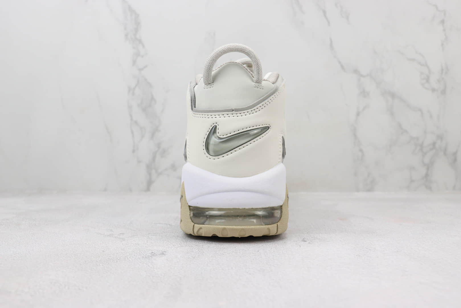 耐克Nike Air More Uptempo纯原版本皮蓬大AIR奶白复古篮球鞋 莆田耐克代理 货号:DM1023-001