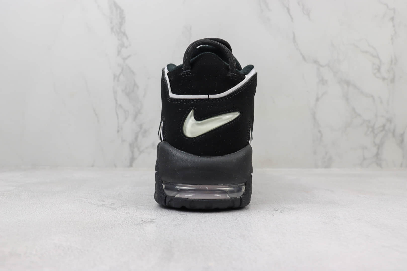 耐克Nike Air More Uptempo纯原版本皮蓬大AIR黑色复古篮球鞋 莆田耐克工厂 货号:414962-002