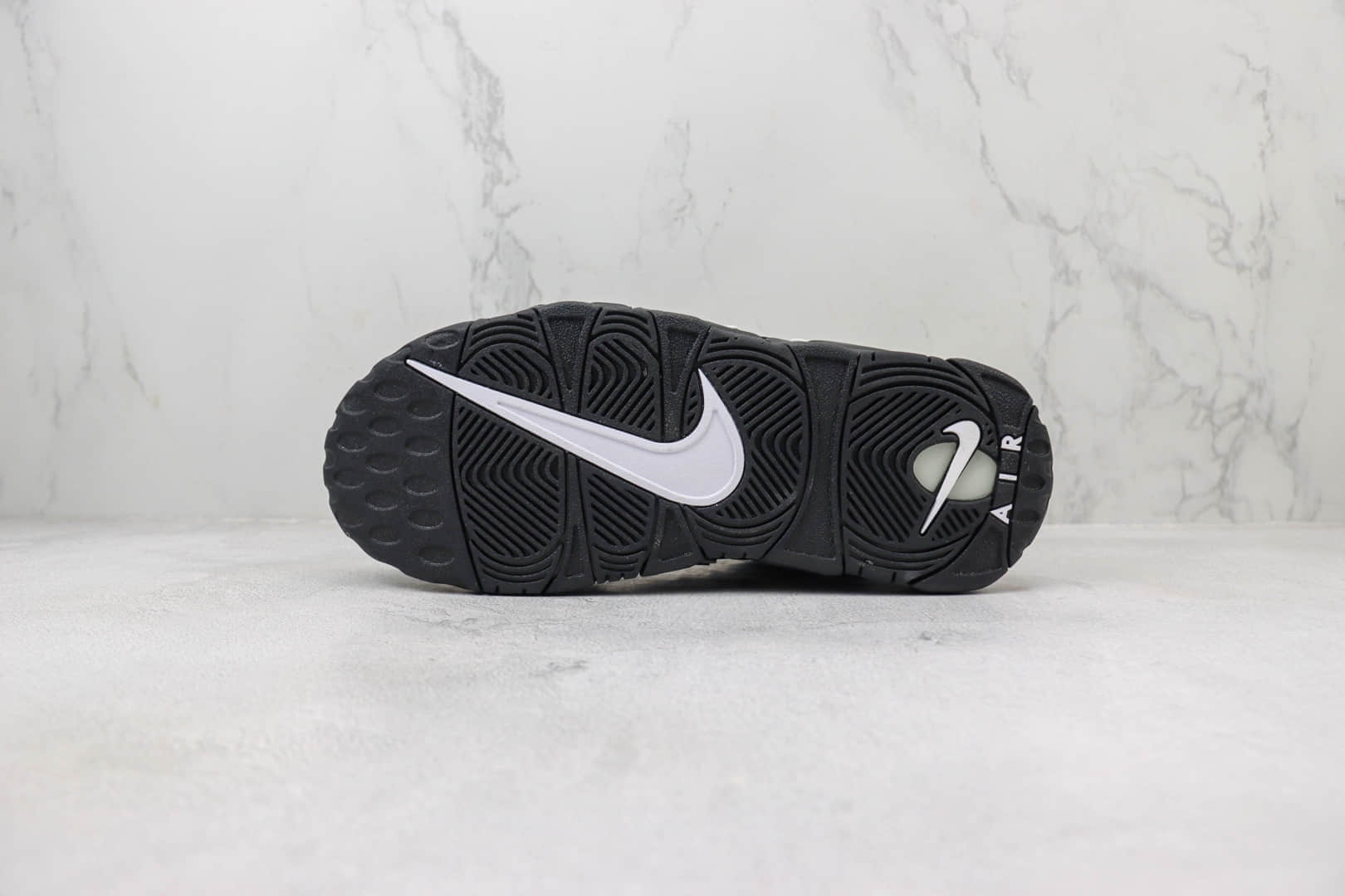 耐克Nike Air More Uptempo纯原版本皮蓬大AIR黑色复古篮球鞋 莆田耐克工厂 货号:414962-002