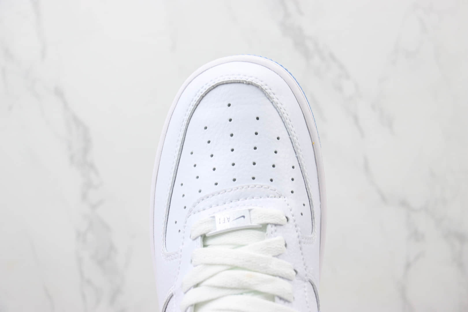 耐克Nike Air Force 1 Low纯原版本空军一号低帮AF1白蓝色板鞋 莆田复刻鞋货源 货号:CN2873-102